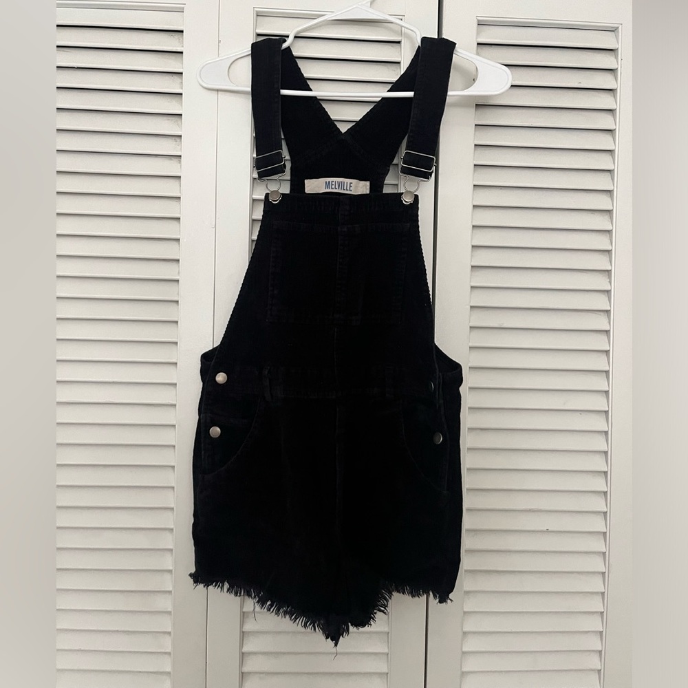 Brandy Melville corduroy overall shorts